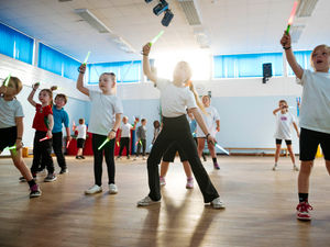 Supporting image for story: Watch school pupils take part in their award-winning PE class