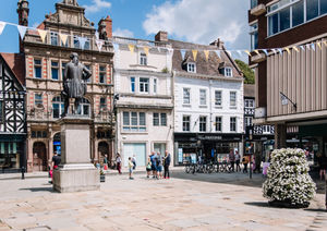 Shrewsbury's Square will be hosting a giant bunny for Easter.