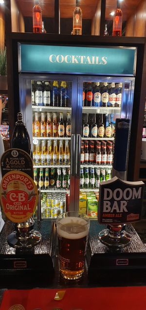 The drink options are large, with plenty of drinks available