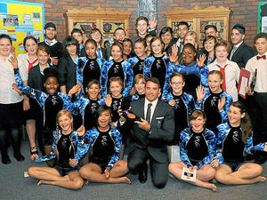 Supporting image for story: Wolverhampton Olympian Kristian Thomas visits his former school