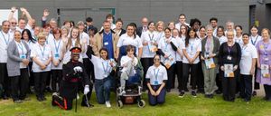 Some of the winners of the KAVS from Royal Wolverhampton NHS Trust pictured at the King's Coronation