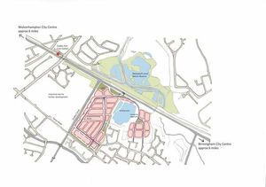 The Dudley Port plan showing new housing as part of the Black Country Garden City