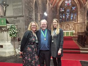 Supporting image for story: School gives a surprise send off to retiring vicar