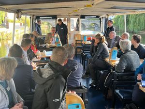The River Severn meeting on board the Sabrina boat