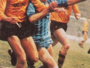 Dave Heywood in action for Wolves