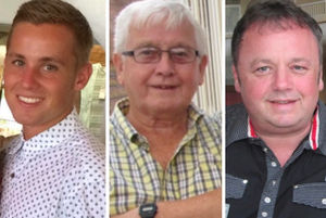 Joel Richards, Patrick Evans and Adrian Evans