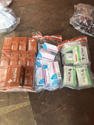 Drugs seized: Picture: @SgtDamienK