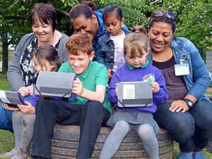 Supporting image for story: Friends raise cash to buy tablets for school