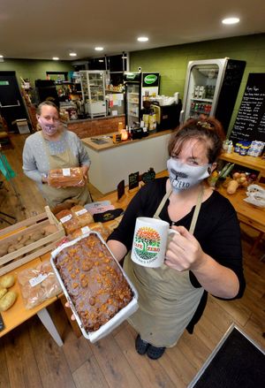 Sam Jennison of Cafe Zero with Joanne Cartwright