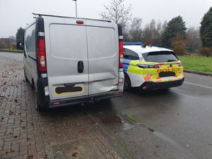 Both this and another van had both been stolen and cloned. Photo: Brierley Hill Police