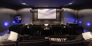 The home cinema is one of the most luxurious features. Picture: Rightmove