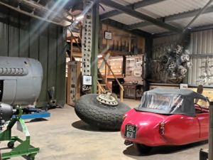 Exhibits at the museum
