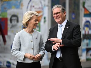 Sir Keir Starmer with Ursula von der Leyen