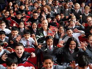 Supporting image for story: 'If one kid can walk away knowing what their dream is, then I'll be chuffed': Wolverhampton pupils encouraged to follow their dreams by Gladiator, rugby star and author Fury