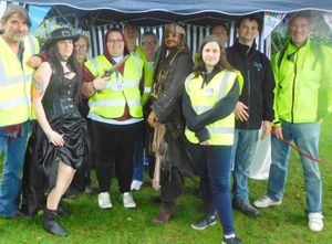 The volunteer team behind the event