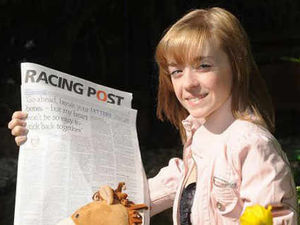 Supporting image for story: Megan off to a racing start with writing