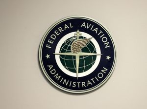 A Federal Aviation Administration sign