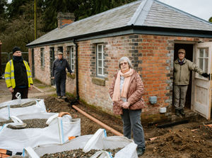 Supporting image for story: Project chugging along to open Bishop's Castle railway heritage centre next year