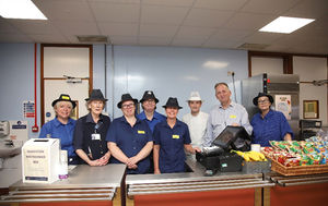 The catering team