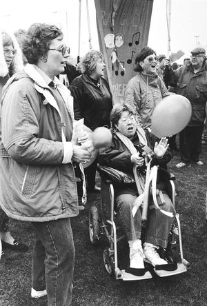 May 21, 1994: 'People thronged the streets of Burntwood to unite to celebrate Pentecost - the church's "birthday"... The On Fire event was was a nationwide idea backed by the Archbishop of Canterbury as a way of putting Pentecost back on the map as a Christian festival.'