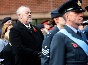 Wolverhampton Council leader Councillor Ian Brookfield at the ceremony