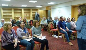 A typical Toastmasters' meeting