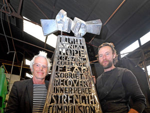 Supporting image for story: New art sculptures for Wolverhampton underpass unveiled by sculptor Luke Perry
