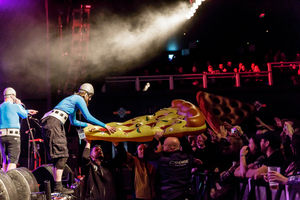 Aquabats supporting Bowling For Soup at the O2 Academy in Birmingham. Pic: Chris Bowley