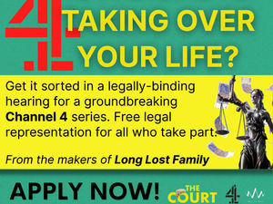 Supporting image for story: Channel 4 is creating an alternative court and are looking for people who would like to resolve their disputes