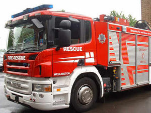 Supporting image for story: Two men saved from Telford flat blaze