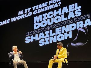 Supporting image for story: Michael Douglas honoured at International Film Festival of India