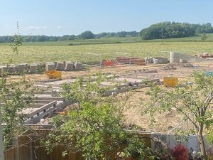 Alexandra Titley's view of the development. Photo: SWNS