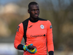 Supporting image for story: Telford keeper Michael Luyambula seeking upset