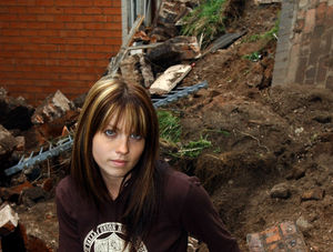 Supporting image for story: Flashback to 2005: Shock as retaining wall suddenly collapses