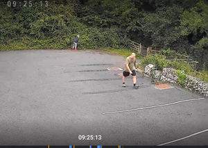 The team are hoping to track down the mystery dog walker to formally thank him for his actions. Photo: Restaurant 1840