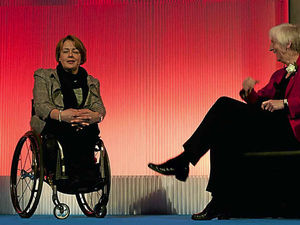 Supporting image for story: Baroness Tanni Grey-Thompson in Telford to praise sport accessibility