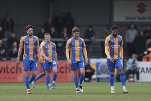 Supporting image for story: Exeter 2 Shrewsbury 0: Salop eleven points from safety after latest defeat