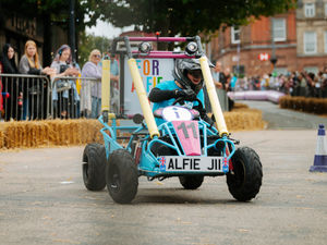 Supporting image for story: Watch: Wolverhampton's Krazy Races arrived back in the city with a bang