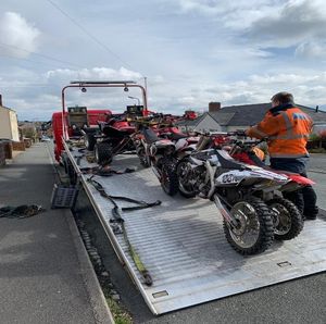 Staffordshire Police also seized six off-road bikes as part of a crackdown on illegal off-road riding