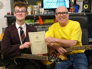 Supporting image for story: Result is music to Newport guitarist’s ear
