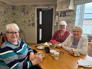 Guests at HC-One’s Littleton Lodge Care Home’s Macmillan coffee morning event