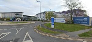 The Robert Jones and Agnes Hunt Orthopaedic Hospital in Gobowen near Oswestry, Shropshire, England. From Google Streetview