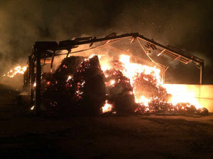 Supporting image for story: Arson attacks on Shropshire barns: Stop now before you kill someone, warn fire chiefs