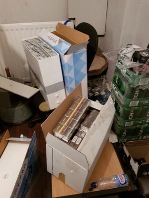 More of the haul found during searches