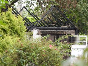 Supporting image for story: Tributes left to couple killed in garage fire in Staffordshire village