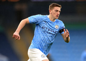 Manchester City's Liam Delap during the Emirates FA Cup third round match at the Etihad Stadium, Manchester