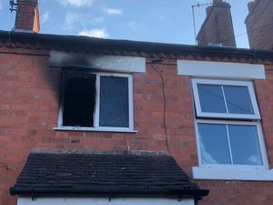 Damage from the blaze. Photo: @SFRS_MDrayton