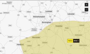 Met Office yellow weather warning