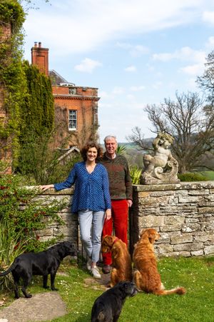 Walcot Hall owners Lucinda and Robin Parish 