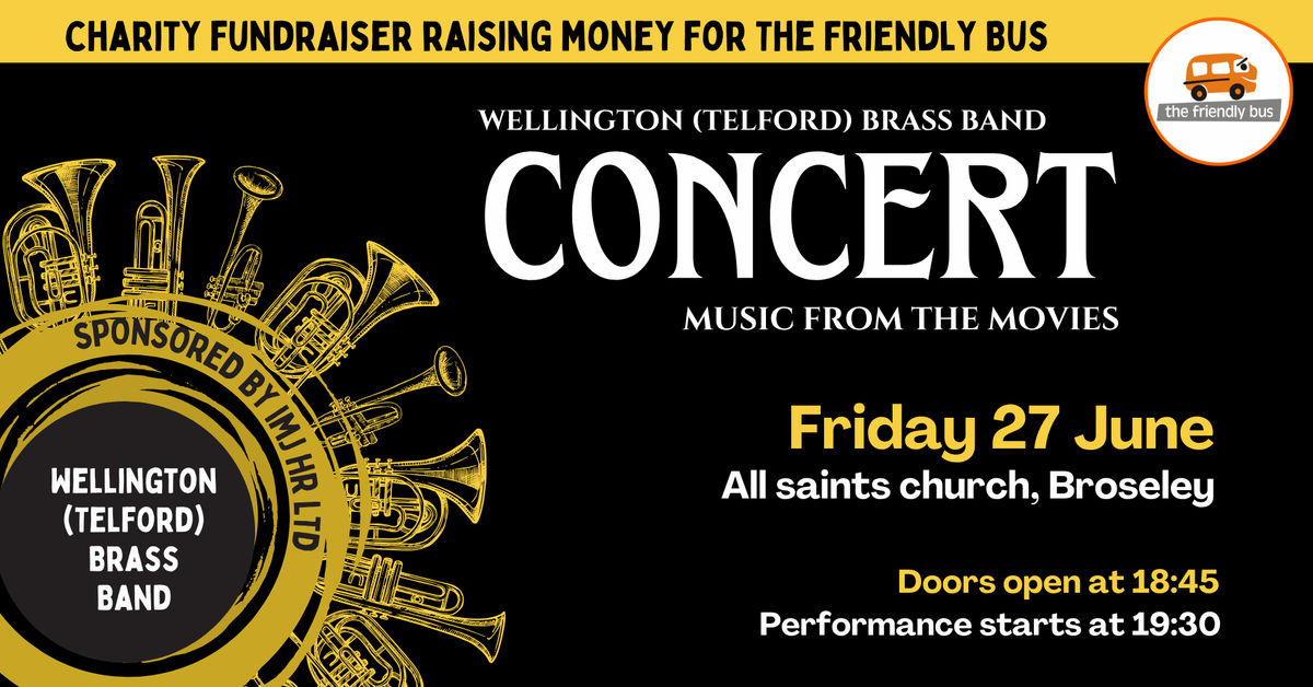 Music from the movies in aid of local charity, The Friendly Bus